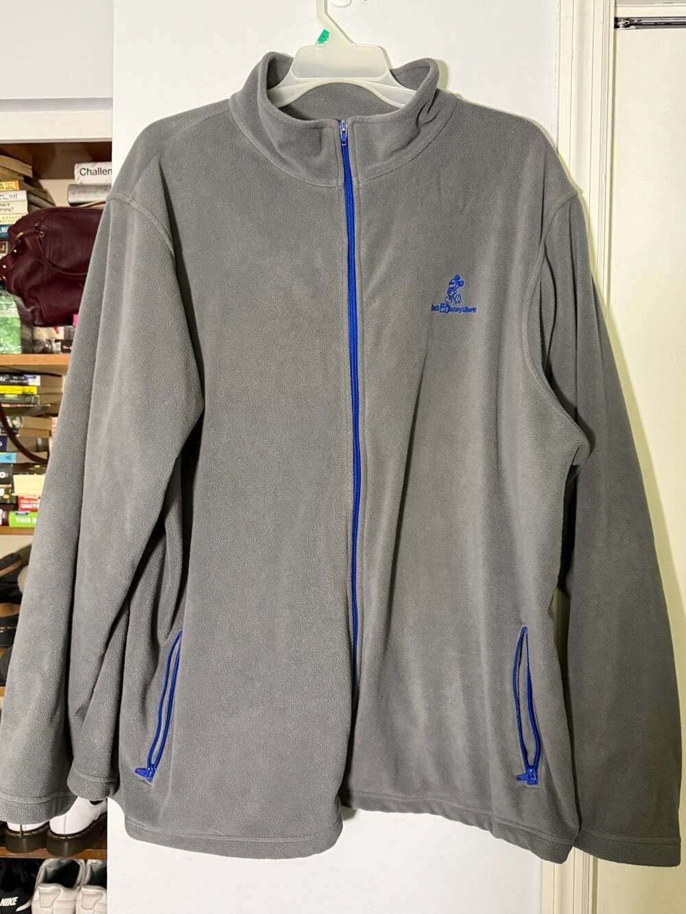 Disney Parks Fleece Jacket XXXL Gray Walt Disney World